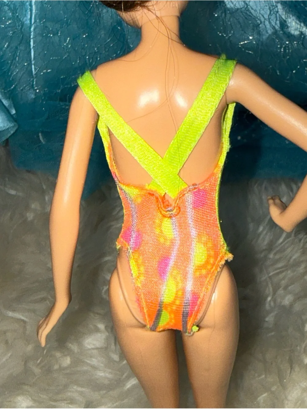 Skipper 90’s yellow swim suite vintage